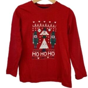 ESMARA long sleeve Christmas top crew neck Ho Ho Ho